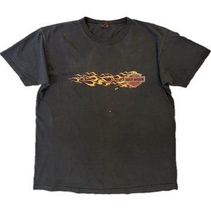 Vintage Harley Davidson Fort Meyer Eagle Ocean Scene T-Shirt Men’s XL